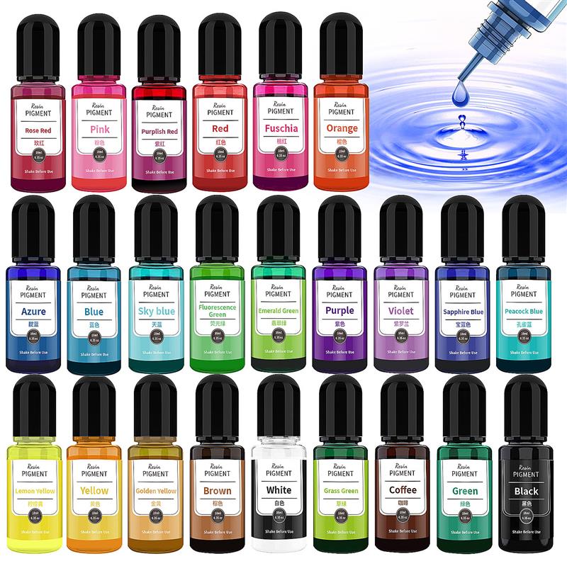 Resin Art Alcohol Ink - 24 Color Art Ink Alcohol Resin