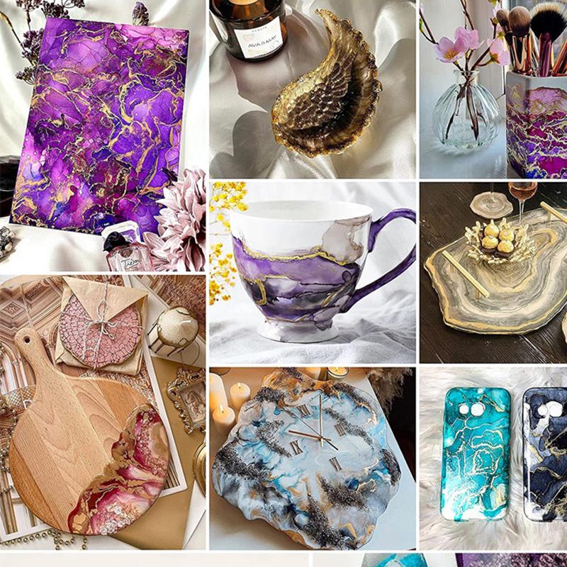 1 Set Resin Pigment Kit Art In - đánh giá và giá Resin Art Alcohol Ink