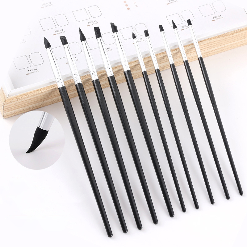 5Pcs Dental Silicone Brush Pen - đánh giá và giá Resin Art Pen