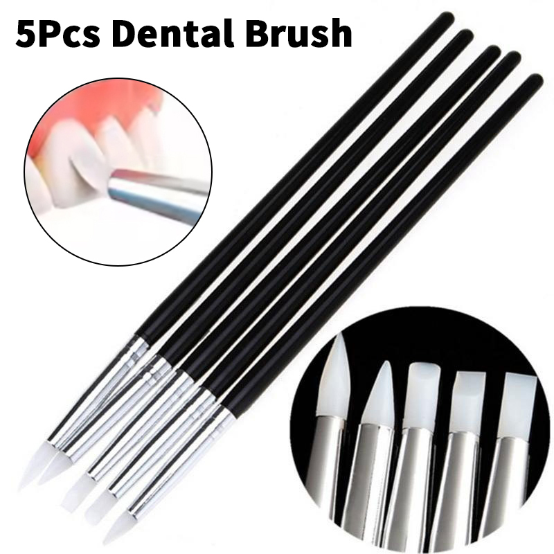 5Pcs Dental Silicone Brush Pen - đánh giá và giá Resin Art Pen