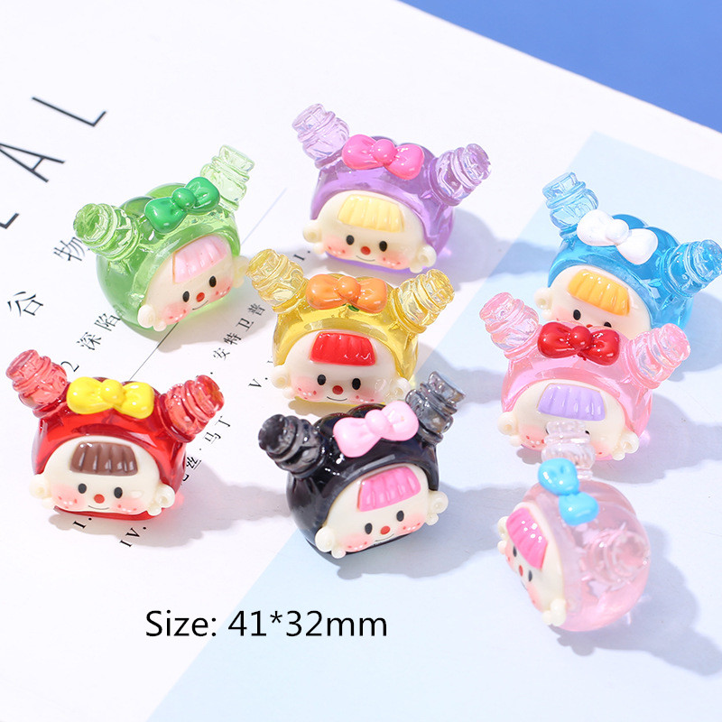 4Pcs Transparent Doll Head Res - đánh giá và giá Resin Art Earrings Material