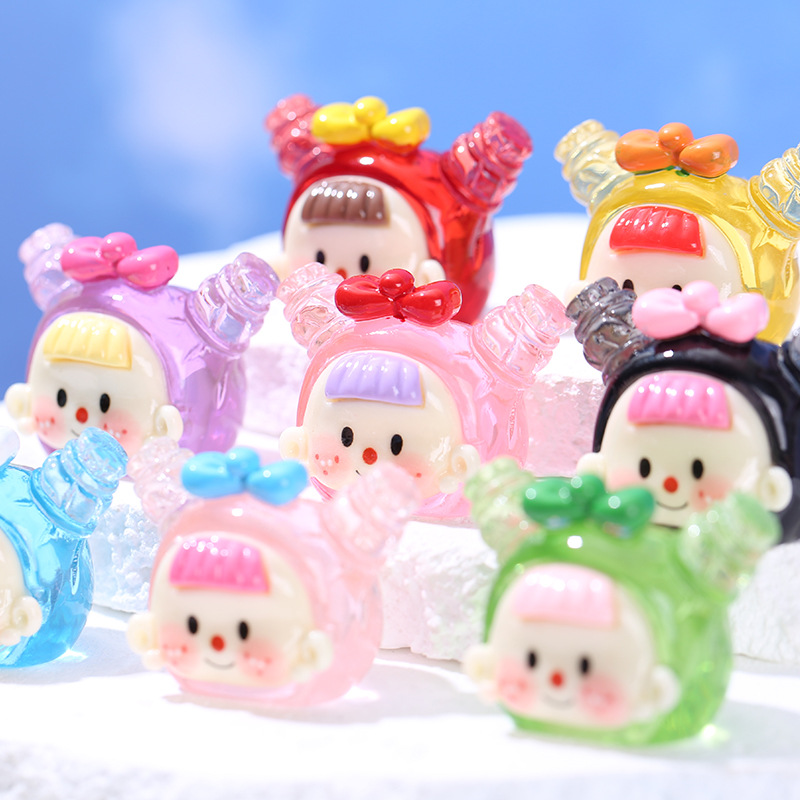 4Pcs Transparent Doll Head Res - đánh giá và giá Resin Art Earrings Material