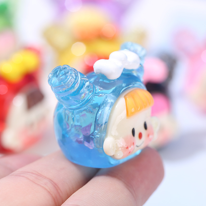 4Pcs Transparent Doll Head Res - đánh giá và giá Resin Art Earrings Material