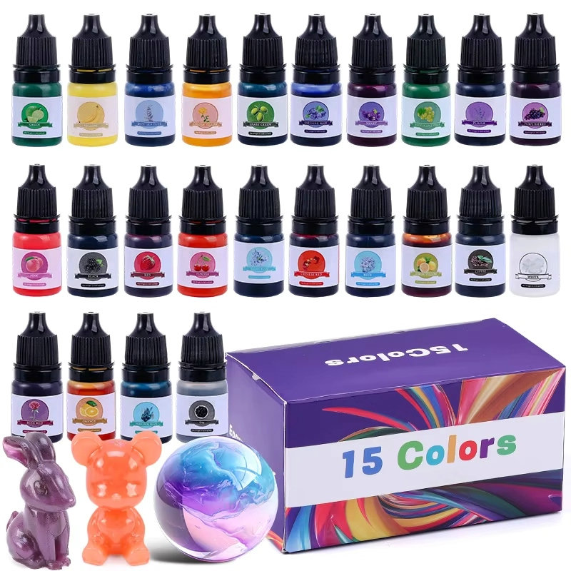 Epoxy Resin Color Pigment 24 V - đánh giá và giá Resin Art Pen