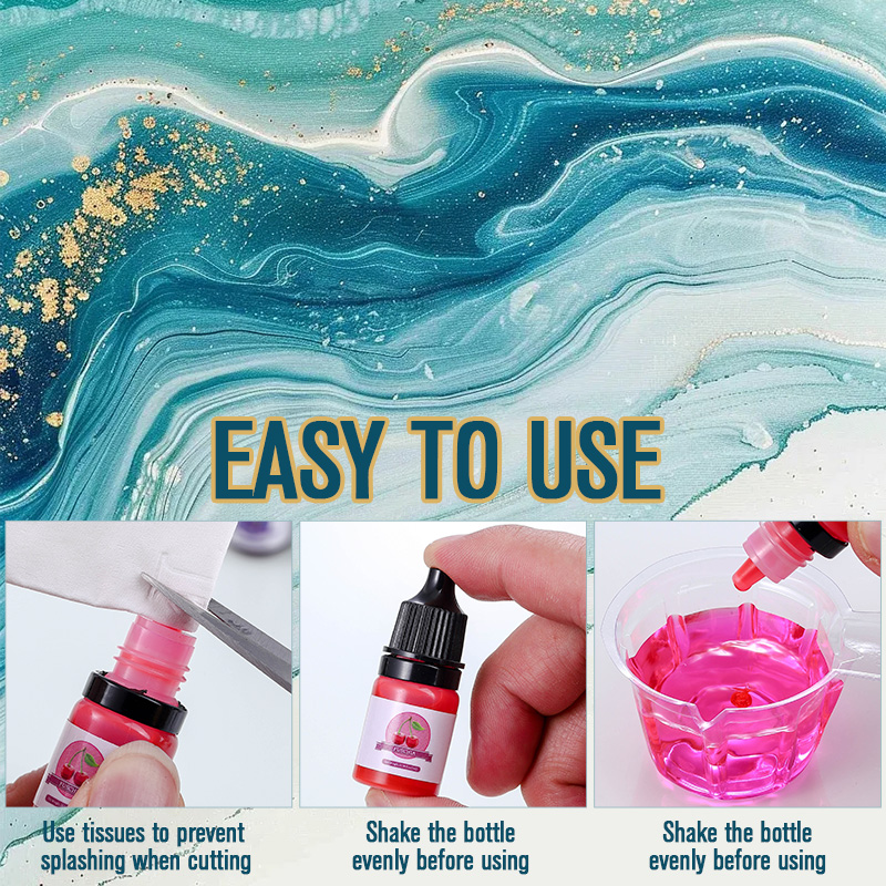 Epoxy Resin Color Pigment 24 V - đánh giá và giá Resin Art Pen