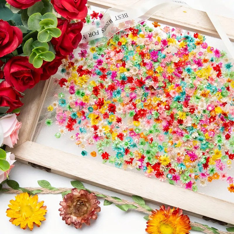 Classic artificial Flower Mix  - đánh giá và giá Resin Art Earrings Design