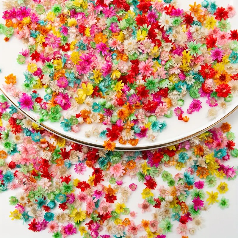 Classic artificial Flower Mix  - đánh giá và giá Resin Art Earrings Design