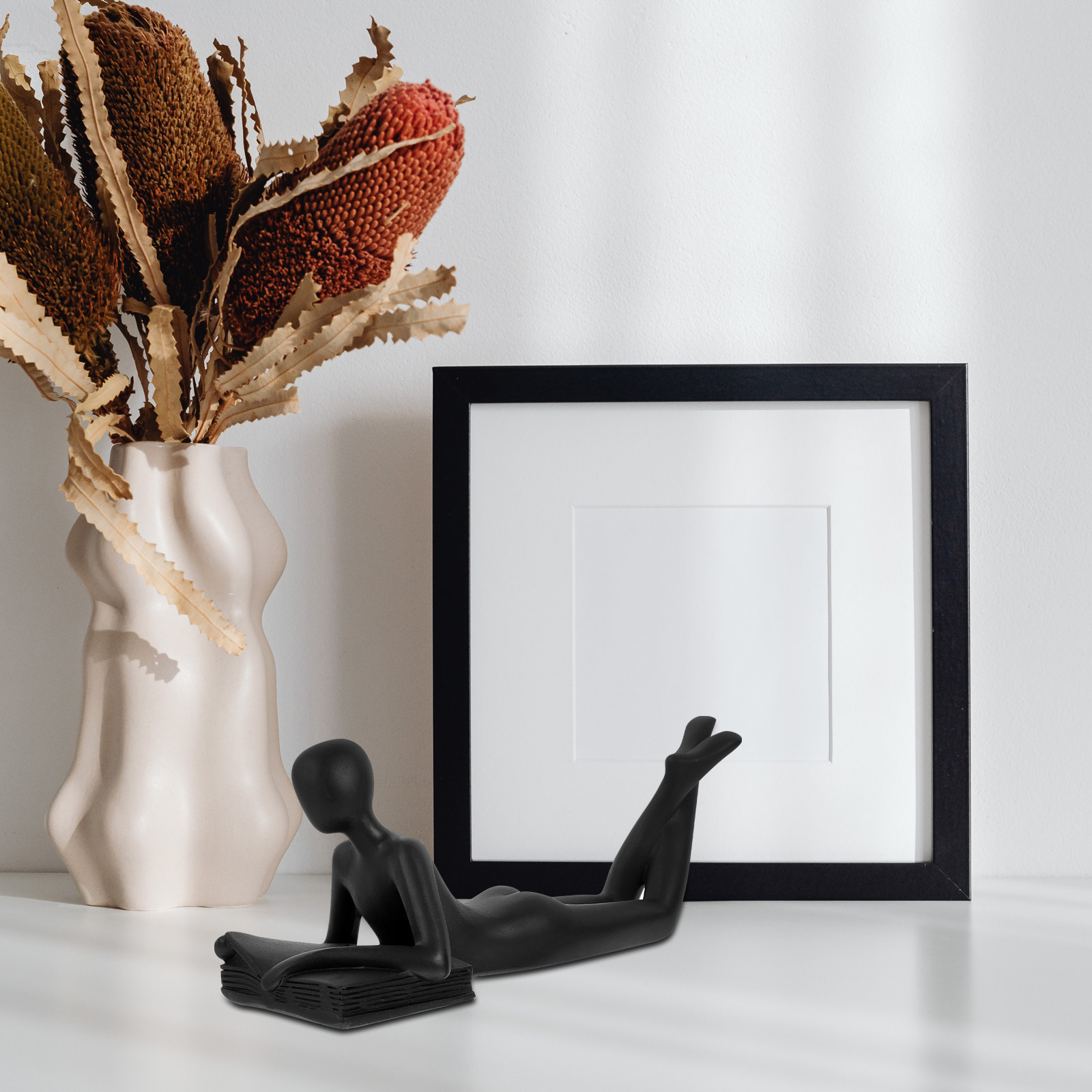 Thinker Resin Statue Abstract  - đánh giá và giá Resin Art Studio