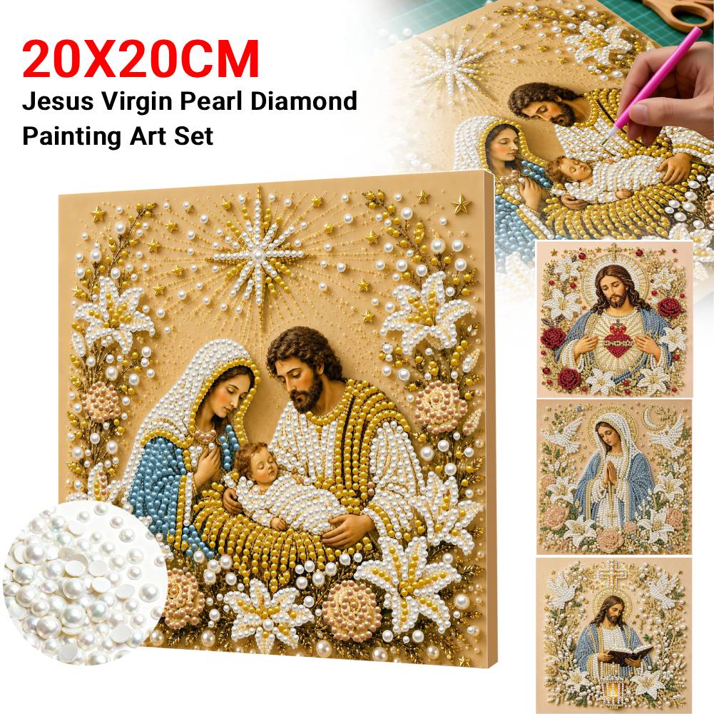 Jesus Virgin Mary DIY Diamond  - đánh giá và giá Resin Art Mary