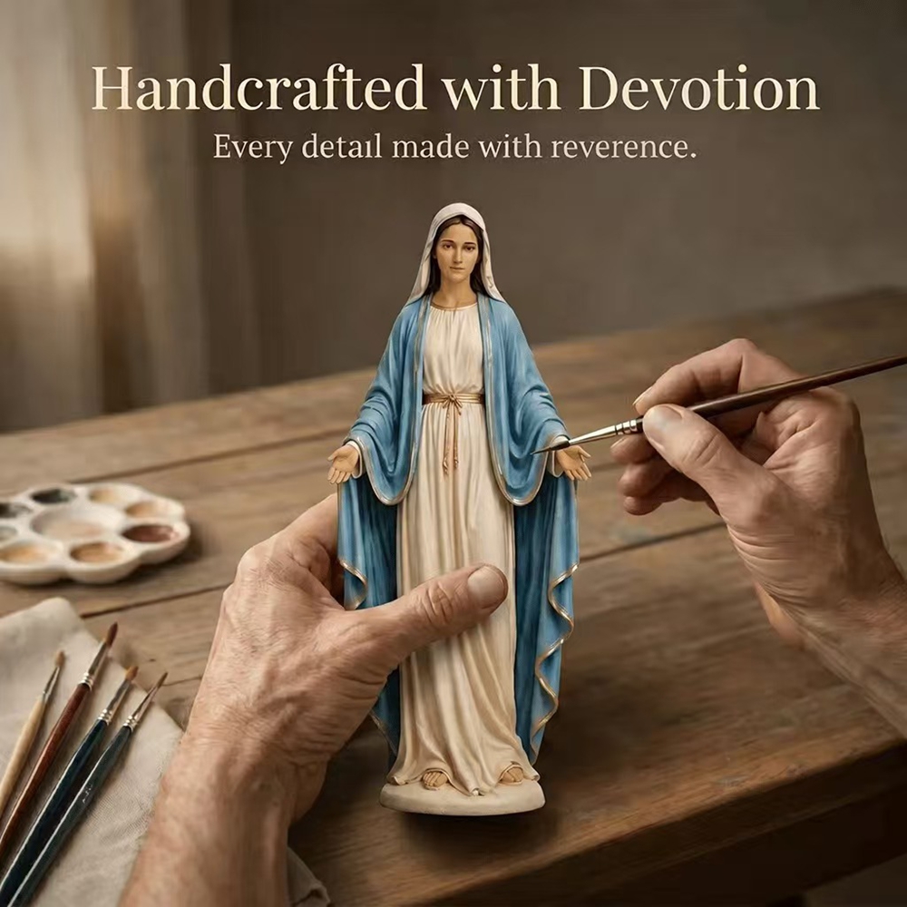 Virgin Mary Desktop Figurine O - đánh giá và giá Resin Art Mary