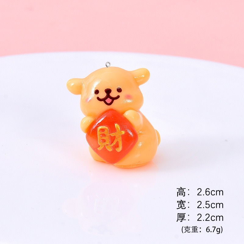 5Pcs Cartoon Dog Resin Charms  - đánh giá và giá Resin Art Earrings Material