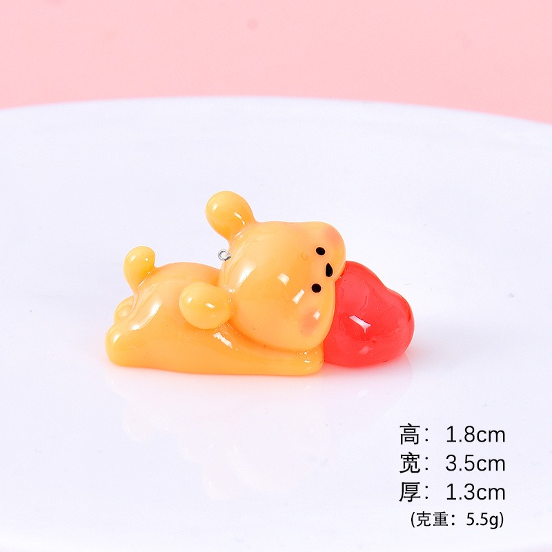 5Pcs Cartoon Dog Resin Charms  - đánh giá và giá Resin Art Earrings Material