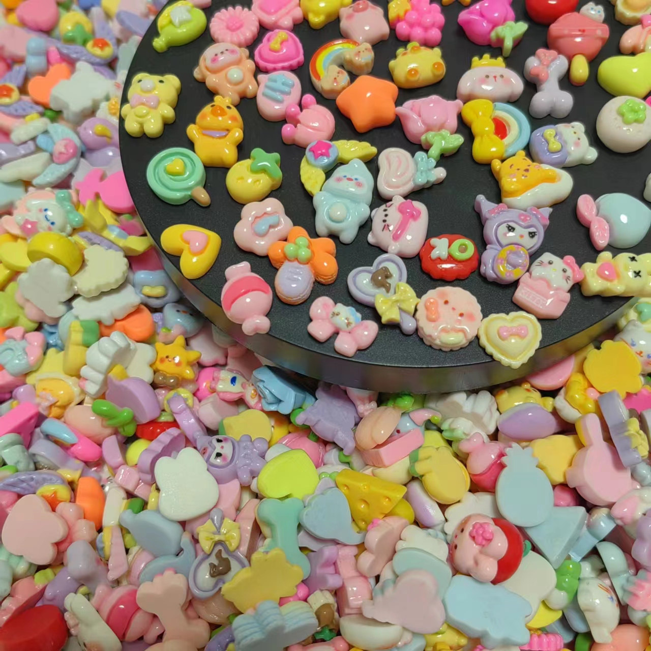 30/60Pcs Cute Resin Sweet Cand - đánh giá và giá Resin Art Earrings Material
