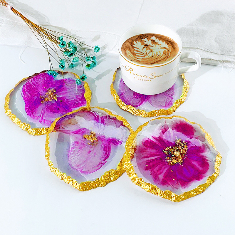 DM413 Drusy Coaster Resin Mold - đánh giá và giá Resin Art Pen