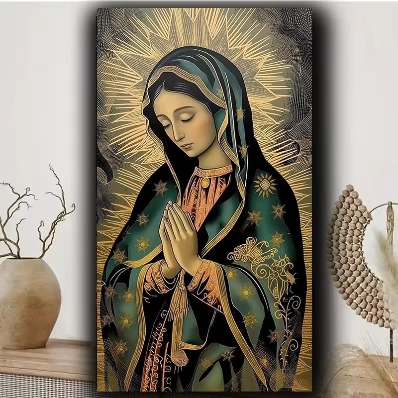 1pc frameless  5D Diamond art  - đánh giá và giá Resin Art Mary