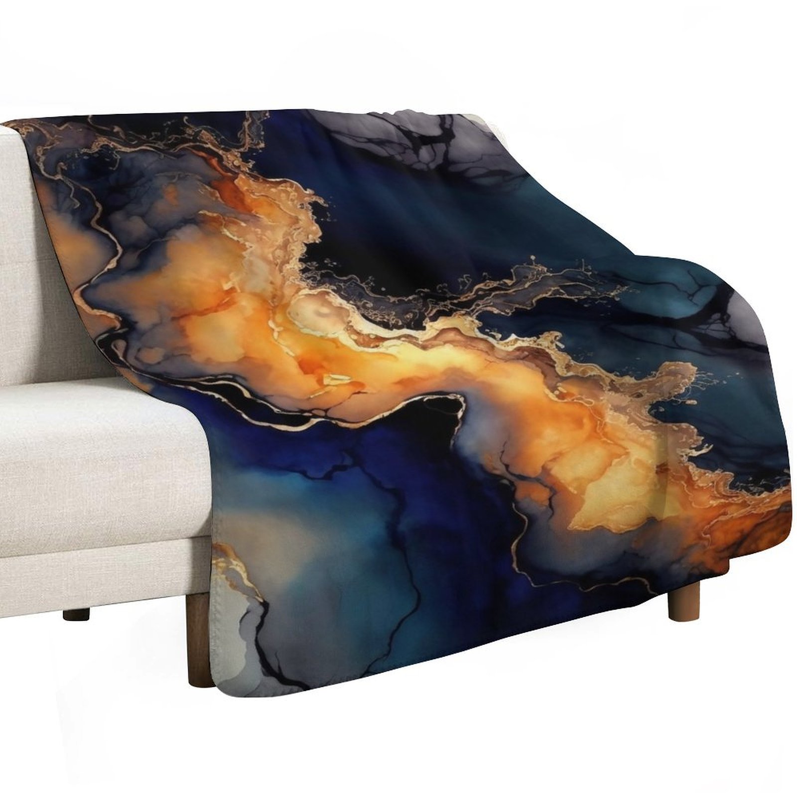 Volcanic Waves - Abstract Alco - đánh giá và giá Resin Art Alcohol Ink