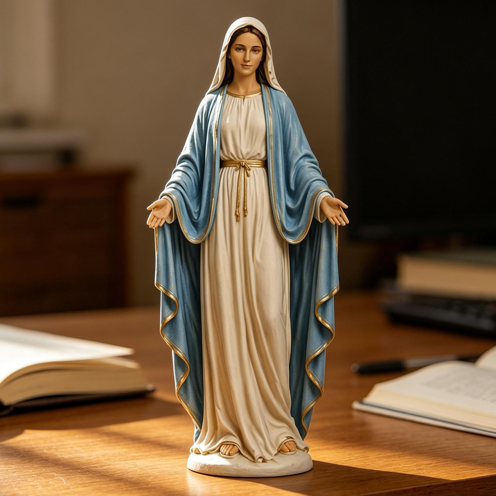 Virgin Mary Desktop Figurine O - đánh giá và giá Resin Art Mary