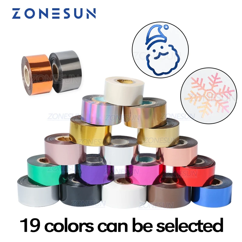 ZONESUN Hot Stamping Foil 3cm  - đánh giá và giá Resin Art Logo