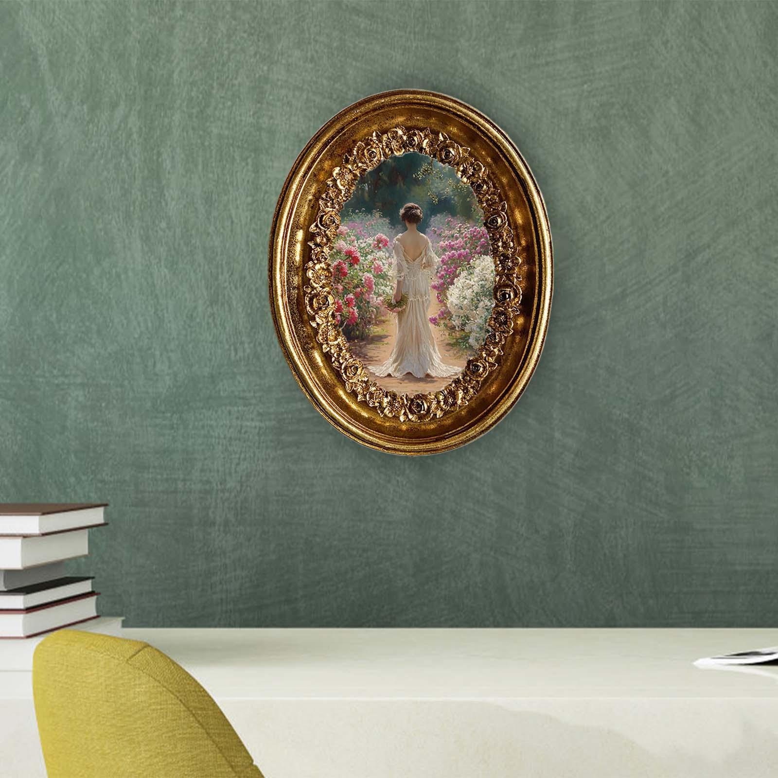 Vintage Oval Photo Frame 5.8x7 - đánh giá và giá Resin Art Studio