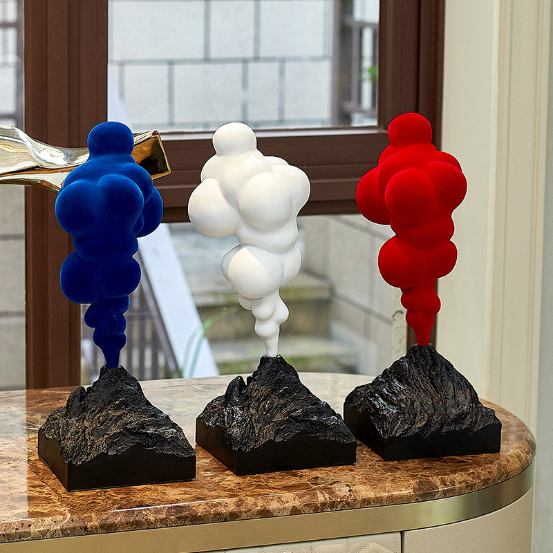 Klein Blue Abstract Volcanic C - đánh giá và giá Resin Art Studio