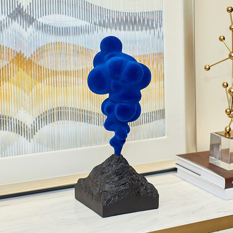 Klein Blue Abstract Volcanic C - đánh giá và giá Resin Art Studio