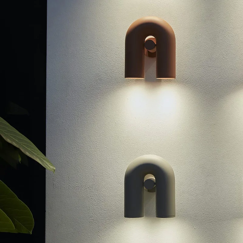 U-Shaped Rotatable LED Wall Li - đánh giá và giá Resin Art Studio