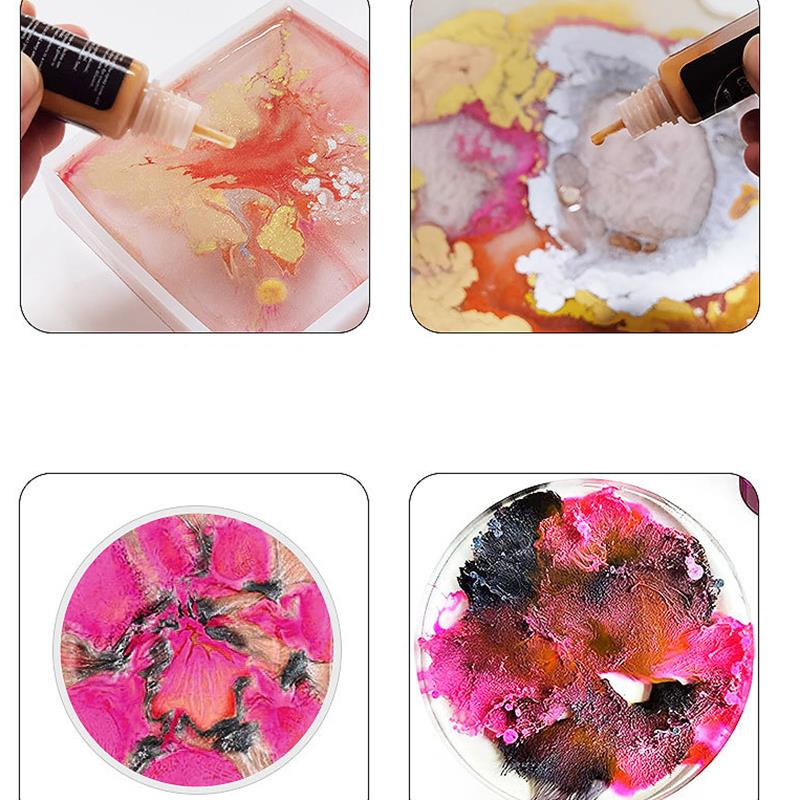 10Ml Nhựa Dính Sắc Tố Rượu Chấ - đánh giá và giá Resin Art Alcohol Ink