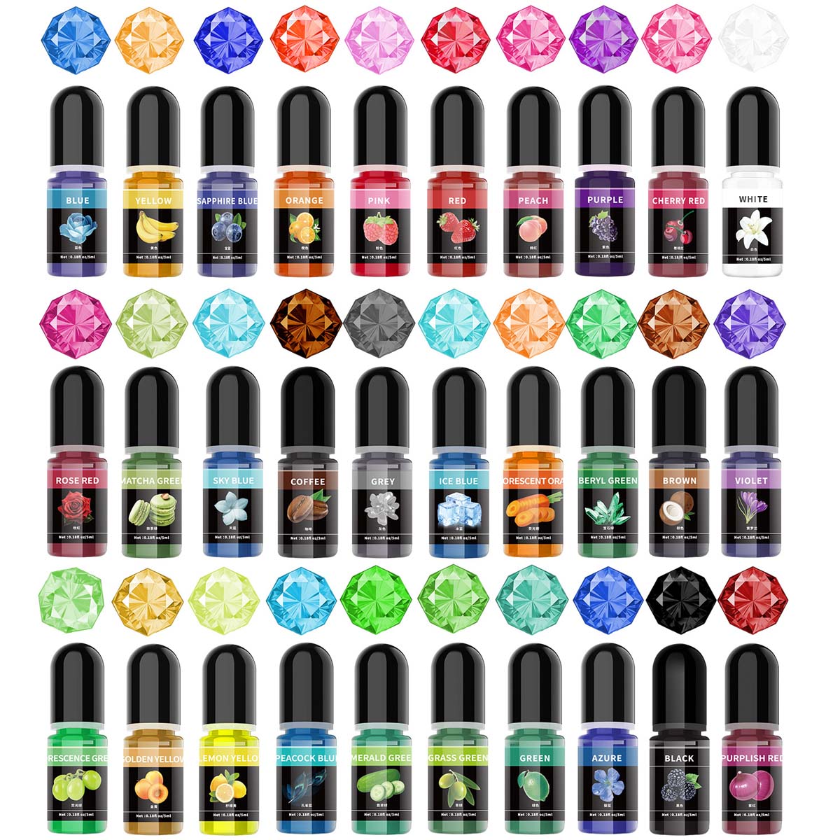 5ml/Bottle Epoxy Resin Pigment - đánh giá và giá Resin Art Uv