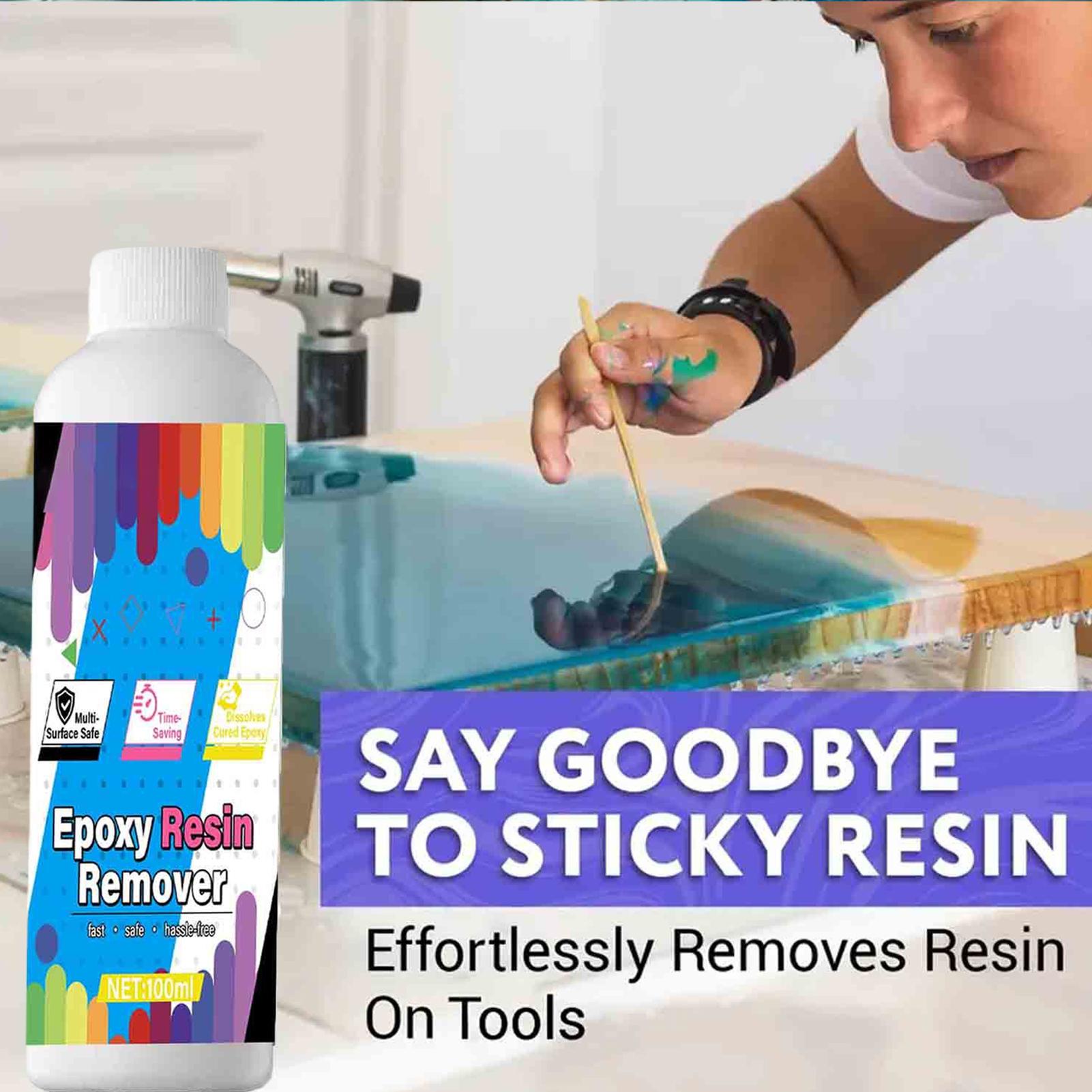 Resin Remover Gel 100ml Epoxy  - đánh giá và giá Resin Art Studio