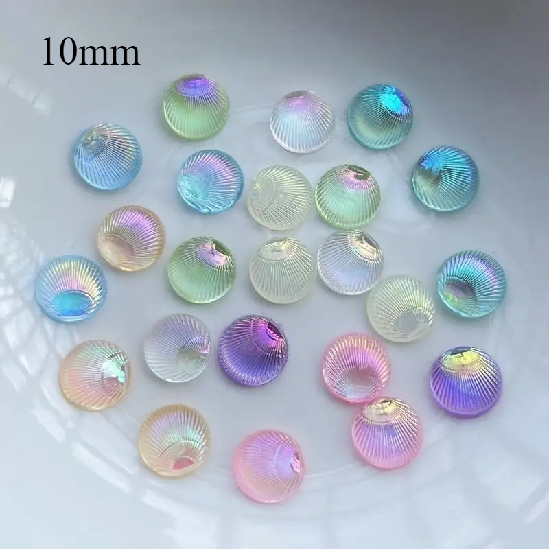 100pcs Circular shells 3d Jewe - đánh giá và giá Resin Art Earrings Design