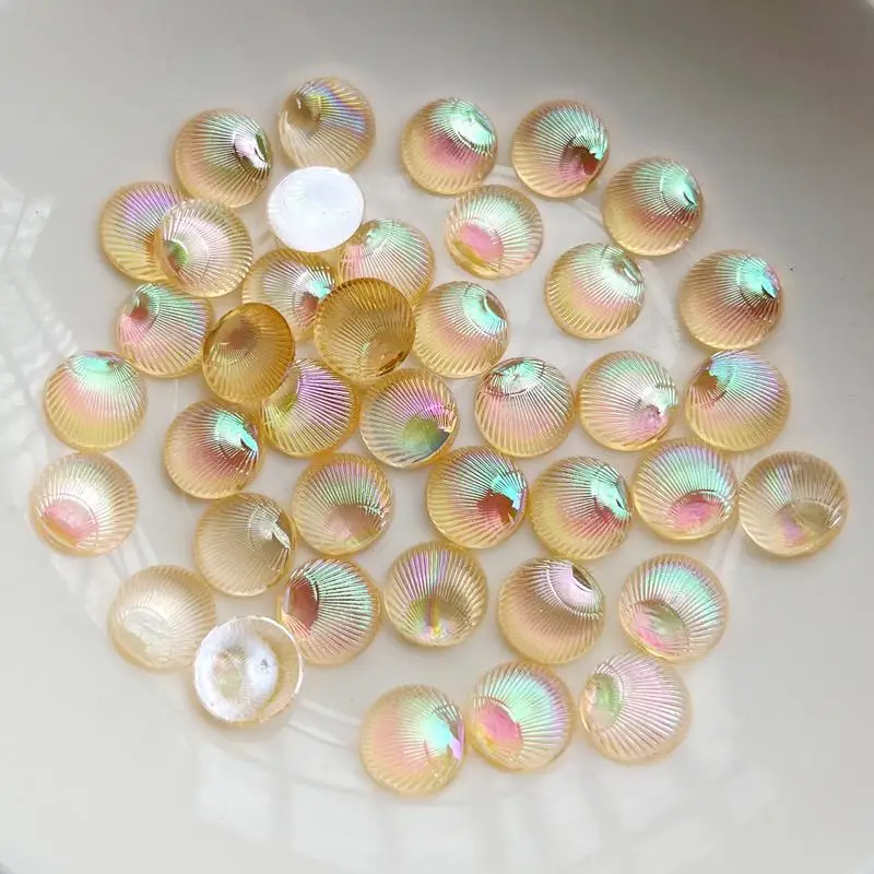 100pcs Circular shells 3d Jewe - đánh giá và giá Resin Art Earrings Design