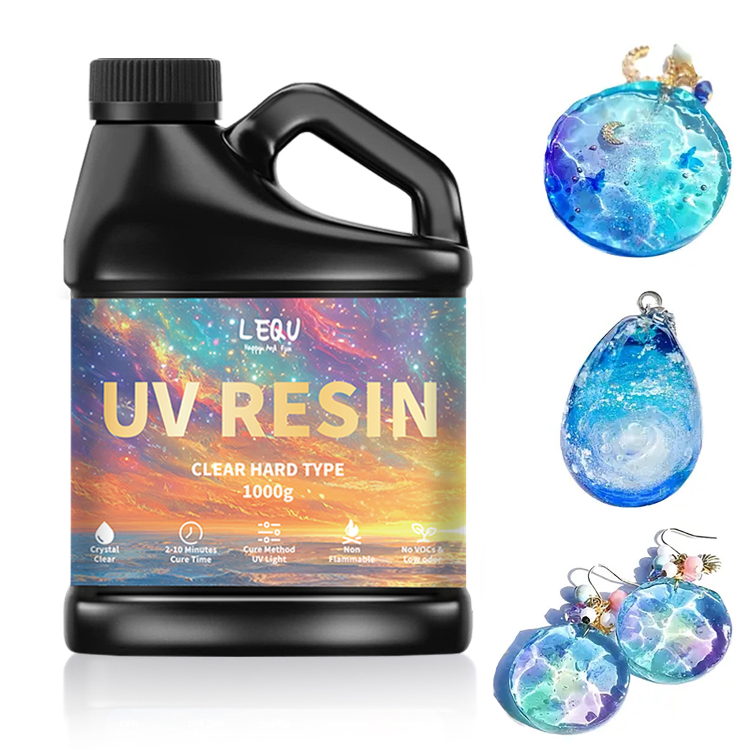 100/200/500/1000g UV Epoxy Res - đánh giá và giá Resin Art Uv