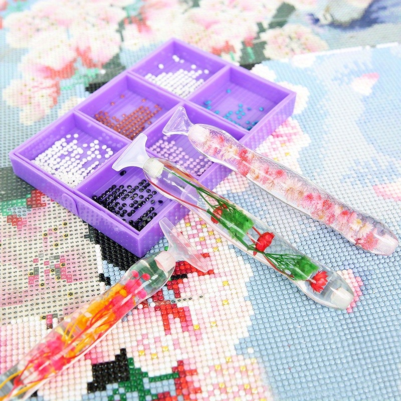 1set Flower Design Resin 5D Di - đánh giá và giá Resin Art Canvas