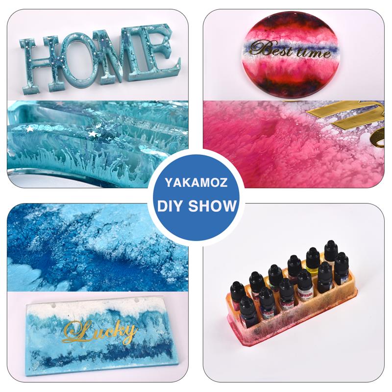 1 Bộ Nhựa Dính Sắc Tố Bộ Nghệ  - đánh giá và giá Resin Art Alcohol Ink